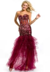 Party Time Dresses 6054.  Available in Burgundy, Royal, Turquoise
